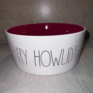 NEW large Rae Dunn dog bowl